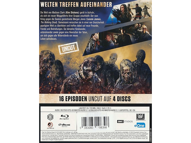Thumbnail - Fear The Walking Dead-Staffel 4 Blu-ray