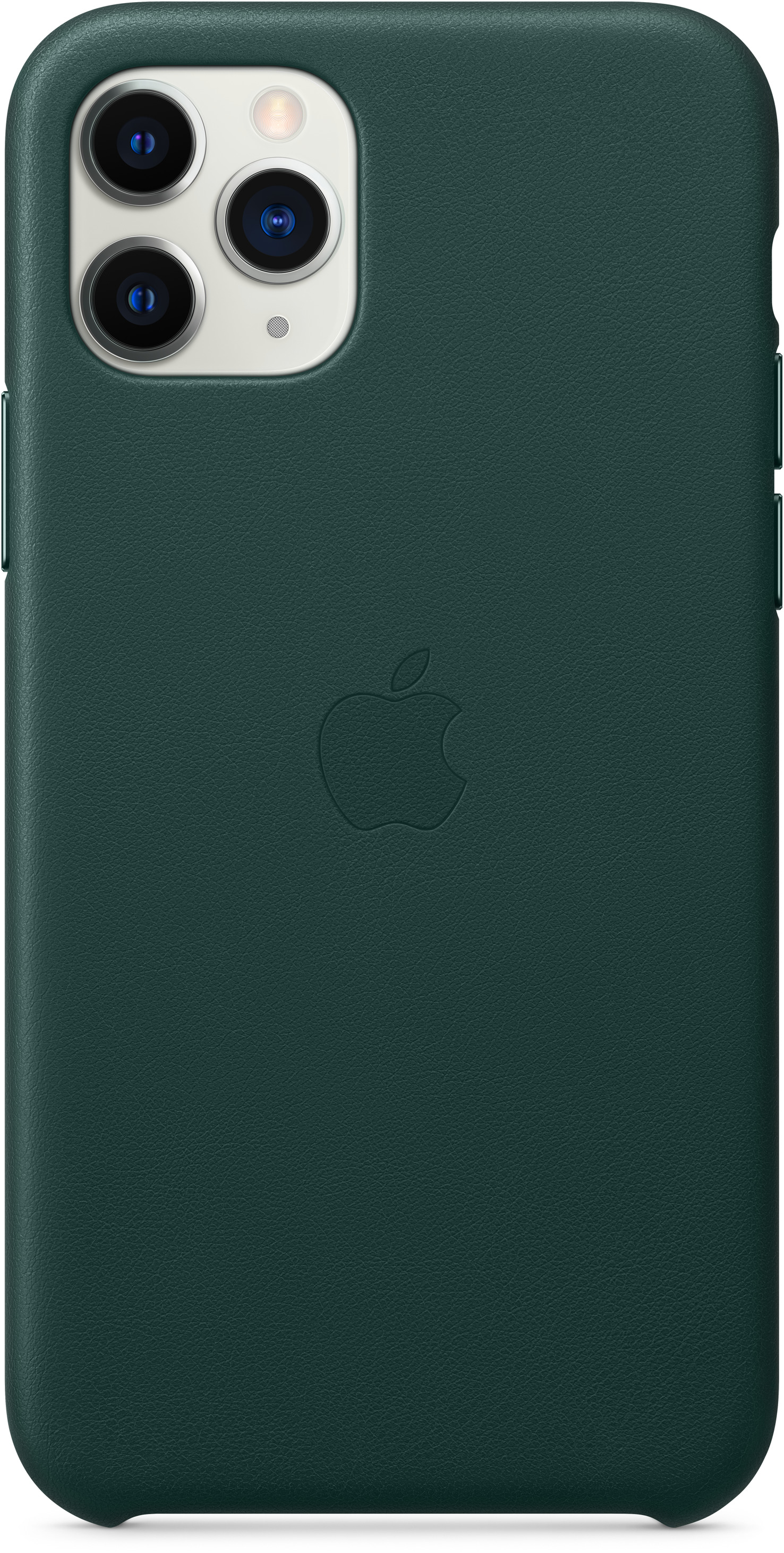 APPLE Leather Case Pure Back, Backcover, Apple, iPhone 11 Pro, Waldgrün