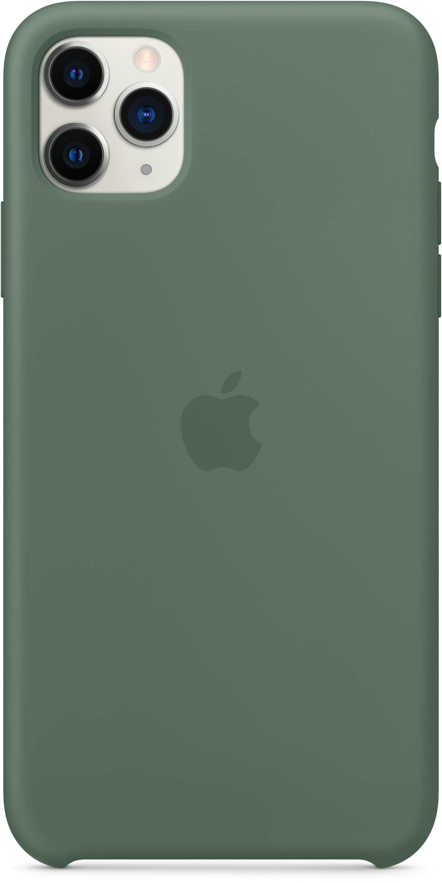 APPLE Silicone Case, Backcover, Apple, iPhone 11 Pro Max, Piniengrün