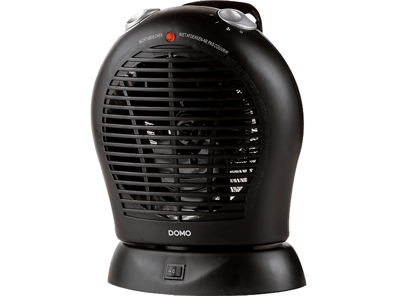 Domo Fan Heater 2000 W Black