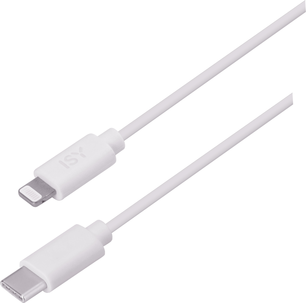 ISY USB-C-kabel - Lightning 1 m Wit (IUC-2500)