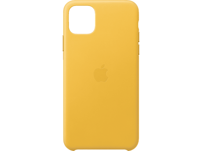 APPLE Leather Case Pure Back, Backcover, Apple, iPhone 11 Pro Max, Sonnengelb