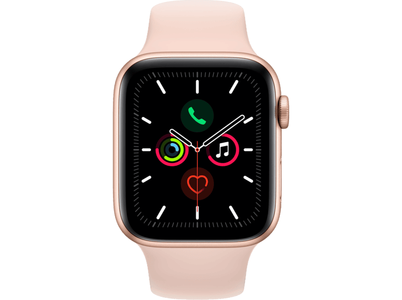 Apple Watch Series 5 44mm Goud Aluminium Roze Sportband Kopen