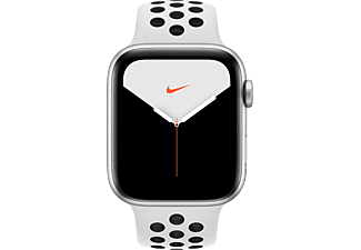 APPLE Watch Series 5 Nike+ 44mm zilver aluminium / platinum/zwarte sportband
