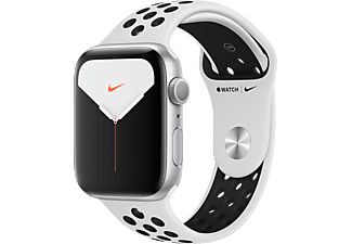 APPLE Watch Series 5 Nike+ 44mm zilver aluminium / platinum/zwarte  sportband kopen? | MediaMarkt