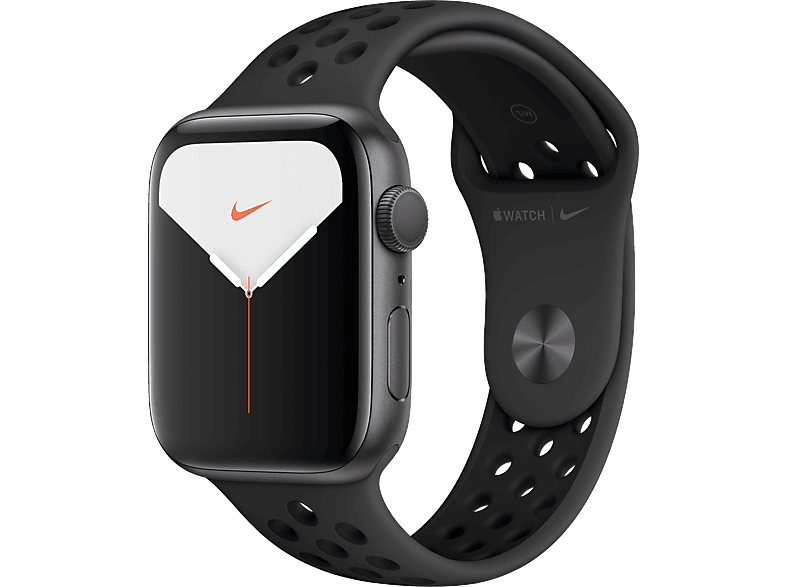 APPLE Watch Series 5 Nike+ 44mm spacegrijs aluminium / zwarte sportband  kopen? | MediaMarkt