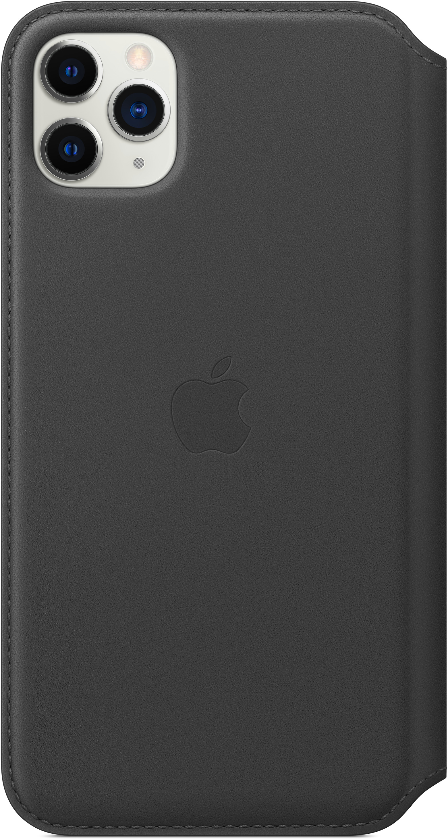 APPLE Leather Folio, Bookcover, Apple, iPhone 11 Pro Max, Schwarz