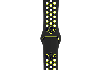 APPLE Bracciale Nike Sport 44 mm - Braccialetto di riserva (Nero/Volt)