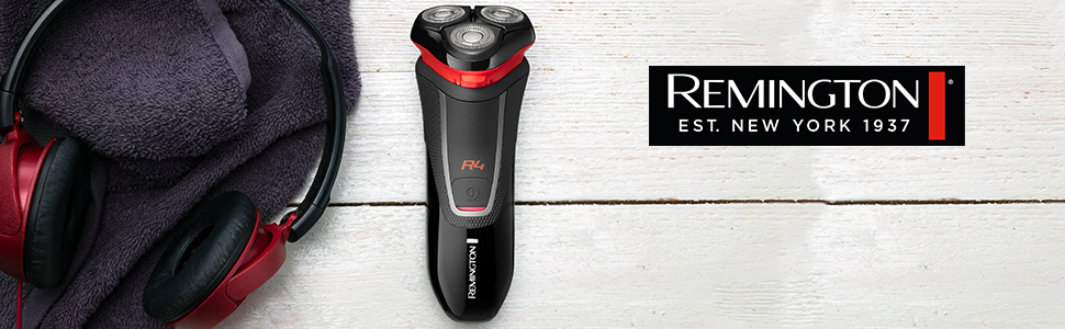 REMINGTON R4000 R4 Style Rasierer Style Series Silber/Rot (Dual-Track-Schneidsystem, Reinigungsstation: Nein)