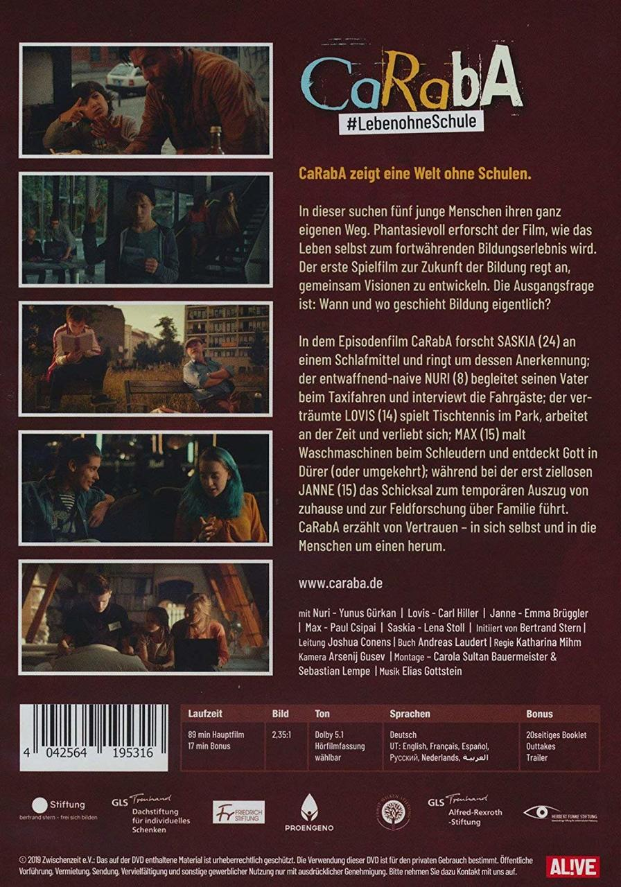 CaRabA #LebenohneSchule DVD