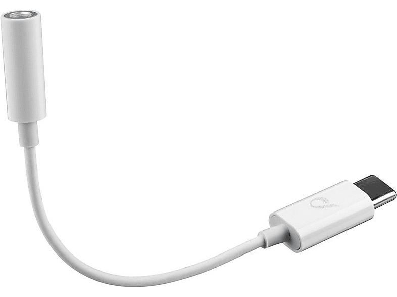 Cellular Line Audio-Adapter für Smartphone mit USB-Type-C Anschluss, weiß — Foto 2 von 2