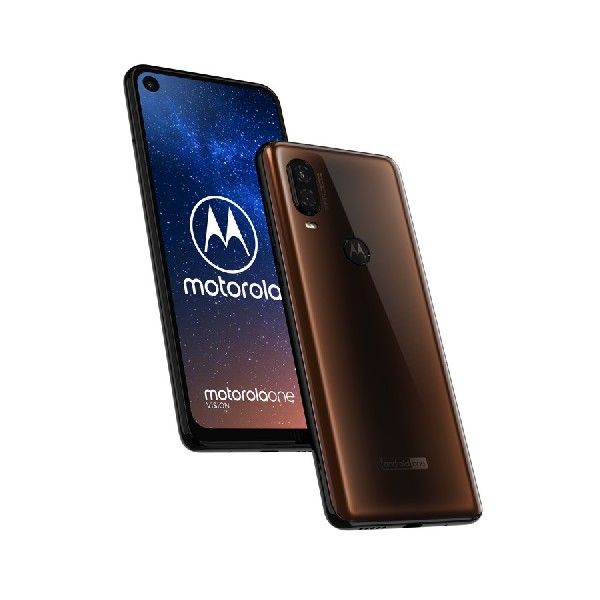 Móvil - Motorola One Vision, Bronce, 128 GB, 4 GB RAM, 6.34" Full HD+, Samsung Exynos 9609, 3500 mAh, Android