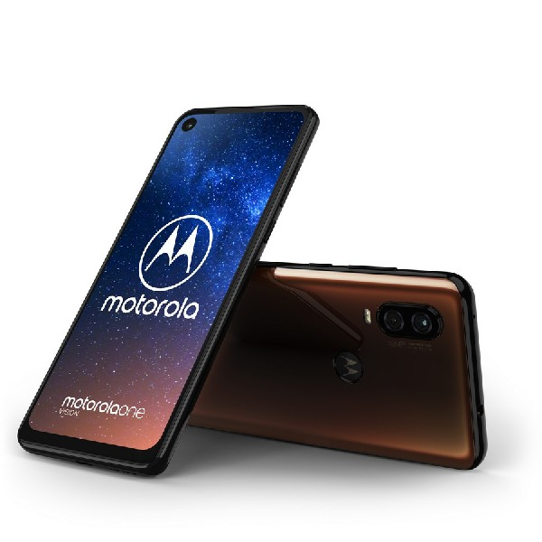 Móvil - Motorola One Vision, Bronce, 128 GB, 4 GB RAM, 6.34" Full HD+, Samsung Exynos 9609, 3500 mAh, Android