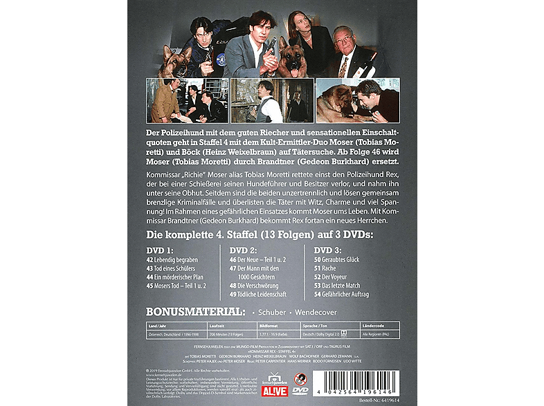Thumbnail - KOMMISSAR REX 4.STAFFEL DVD