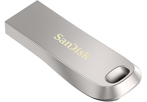 SANDISK 128 GB Ultra Luxe USB-Stick, USB 3.2 Gen 1, Bis 400 MB/s, Silber