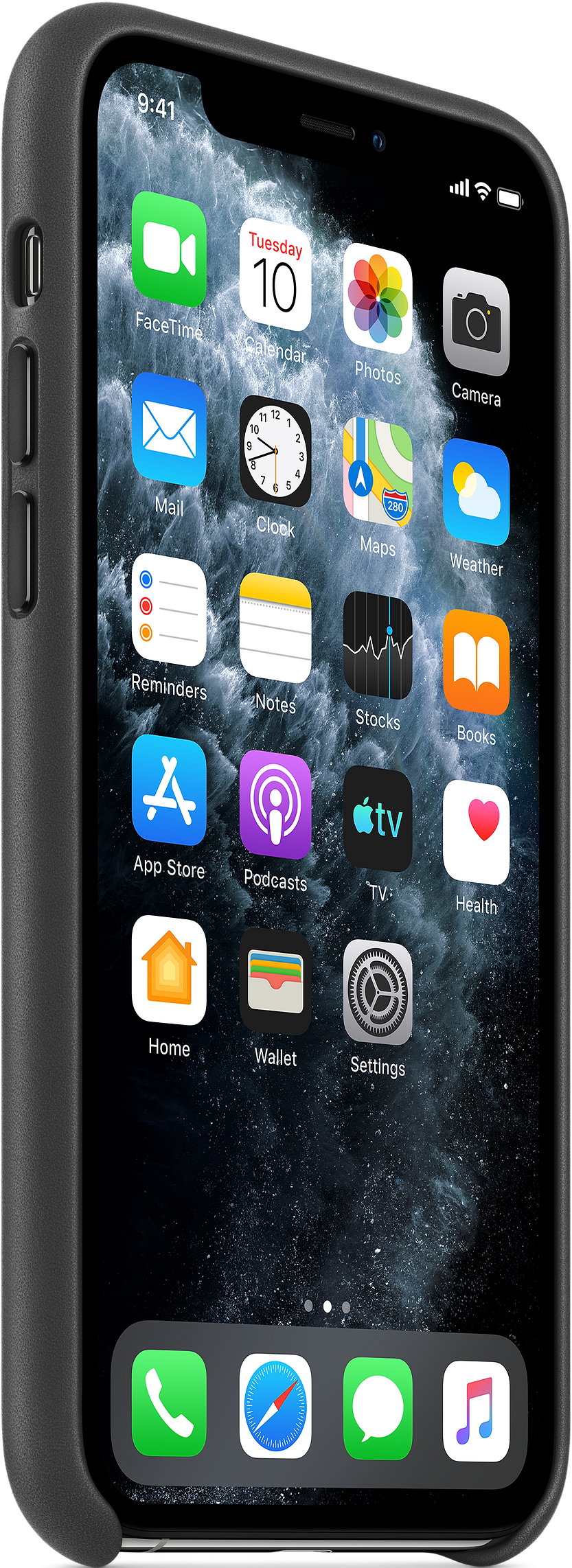 APPLE Coque en cuir - Coque (Convient pour le modèle: Apple iPhone 11 Pro)