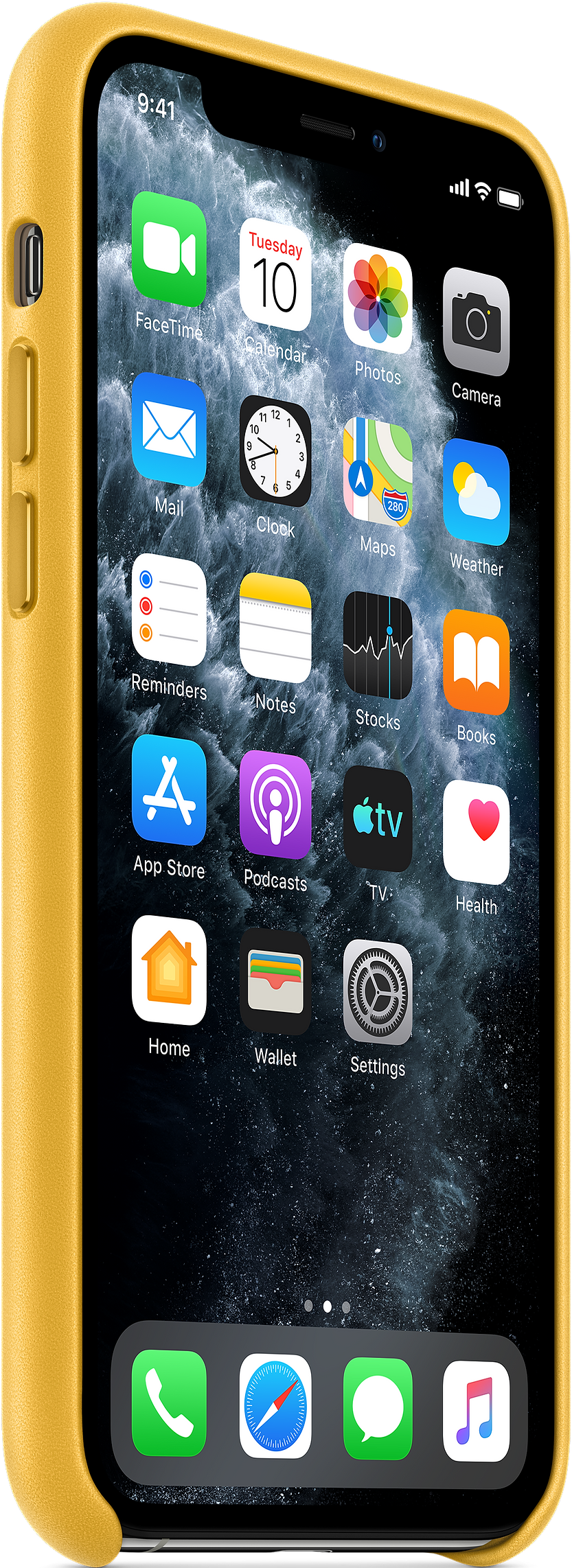 APPLE Coque en cuir - Coque (Convient pour le modèle: Apple iPhone 11 Pro)