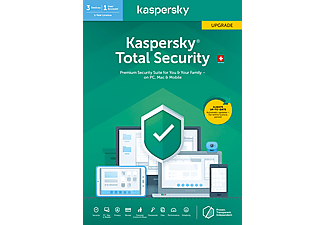 Kaspersky Total Security (3 Geräte): Swiss Edition Upgrade - Multiplatform - Allemand