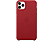 APPLE Läderskal till iPhone 11 Pro Max - (PRODUCT) RED