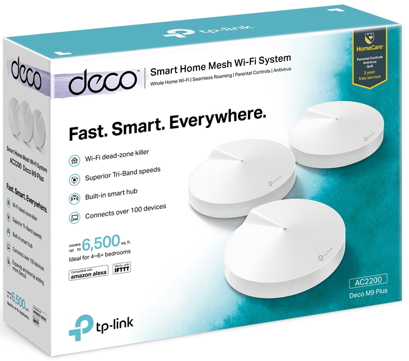 TP-LINK Deco M9 Plus Smarthome Multiroom Wifi (3-Pack)
