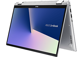 ASUS ZenBook Flip 14 (UM462DA-AI071T), Notebook mit 14 Zoll Display, R5 Prozessor, 8 GB RAM, 512 GB SSD, AMD Radeon™ Vega 8 Grafik, Light Grey