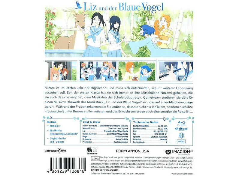 Thumbnail - Liz und der Blaue Vogel Blu-ray
