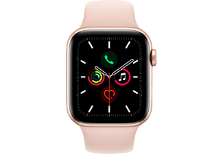 APPLE Watch Series 5 (GPS + Cellular) 44 mm - Smartwatch (140 mm - 220 mm, Kunststoff, Gold/Sandrosa)