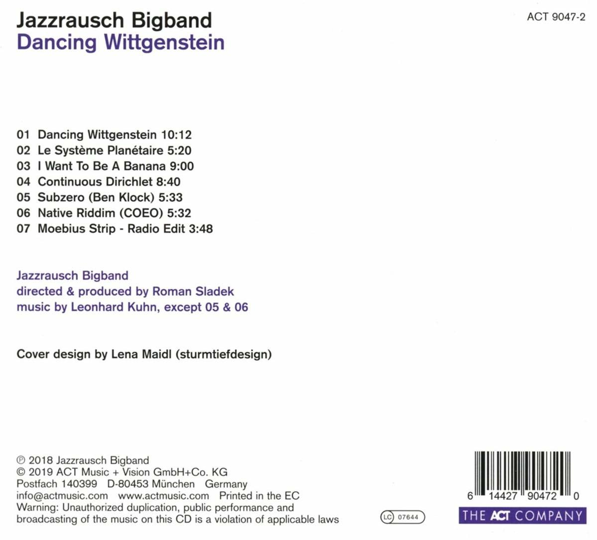 Jazzrausch Bigband - DANCING WITTGENSTEIN  - (CD)