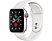 APPLE Watch Series 5 (GPS + Cellular) 40 mm - Smartwatch (130 mm - 200 mm, Kunststoff, Silber/Weiss)