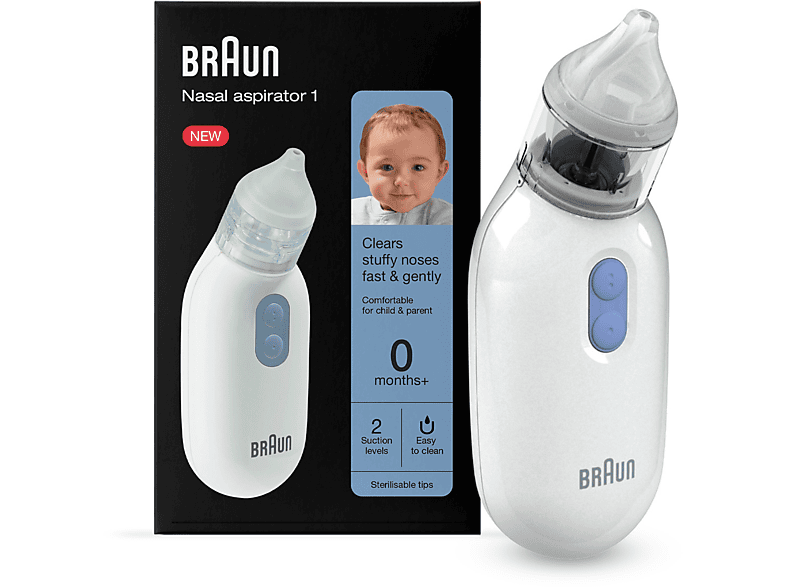 BRAUN BNA100EU Burun Aspiratörü Temizleyici Beyaz_1