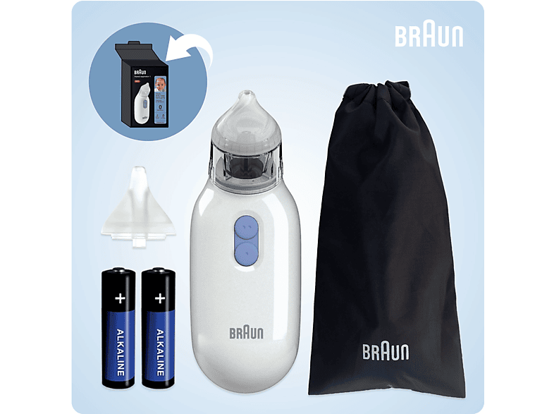 BRAUN BNA100EU Burun Aspiratörü Temizleyici Beyaz_8