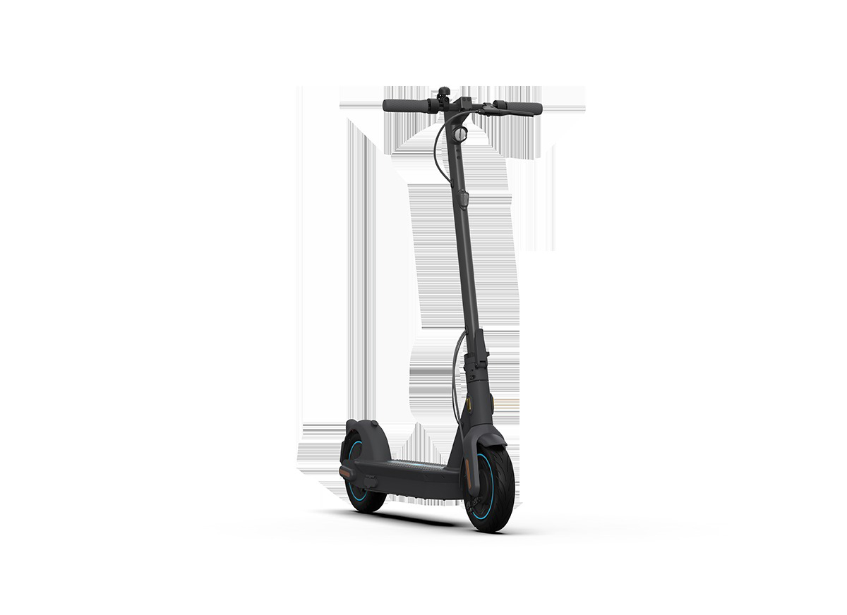 NINEBOT MAX G30D powered by SEGWAY E-Scooter (10 Zoll, Schwarz/Blau)