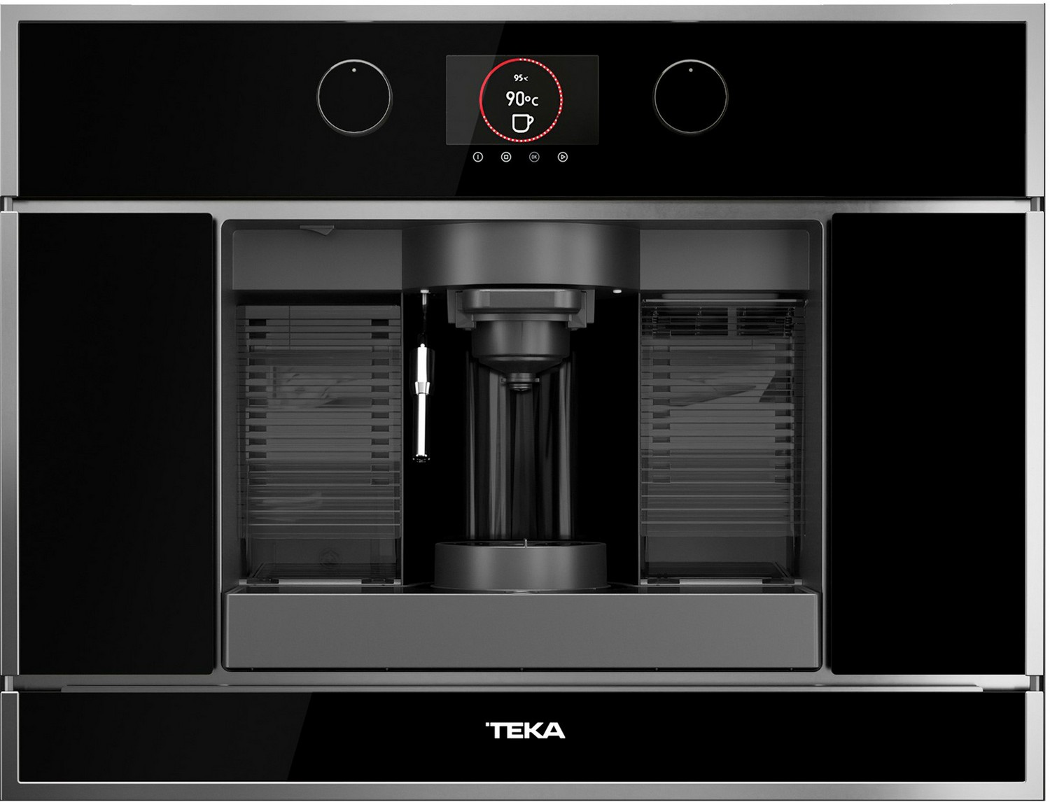 Cafetera superautomática - Teka CLC 835 MC, Integrable, Multicápsula, 1L, 2100W, 59.5 cm ancho, Negro