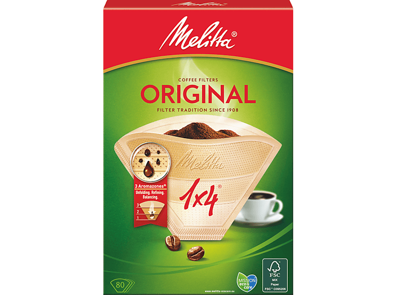 MELITTA 102/80 NB DN AZ EU 2012 9ER Orijinal Aromazones Kahve Makinesi Filtre Kağıdı Beyaz_0