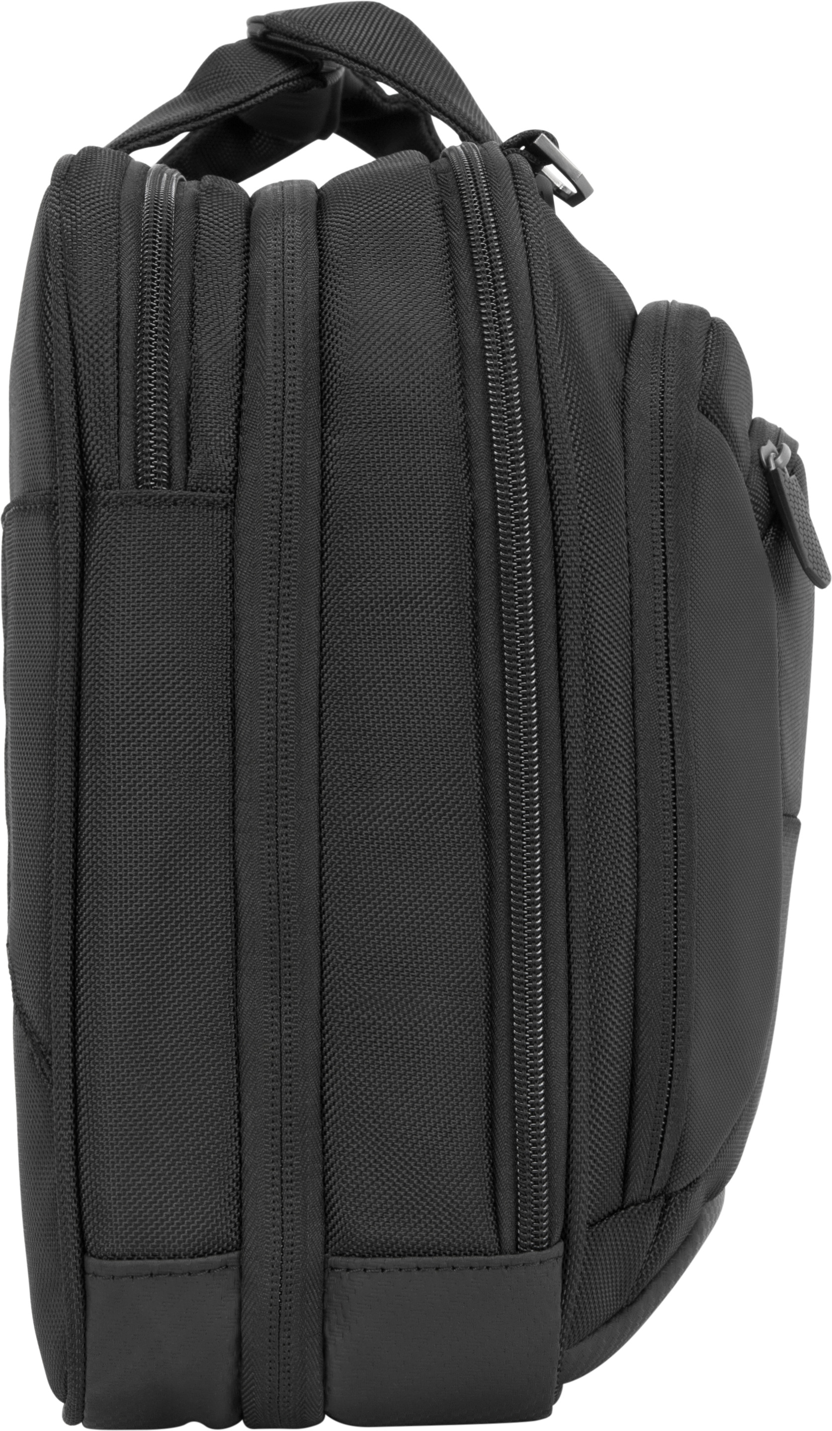 TARGUS Corporate Traveler Notebooktasche Aktentasche für Universal Strapazierfähiges ballistisches Nylonobermaterial nach Militärstandard 1680D – wasser- und verschleißfest, Schwarz