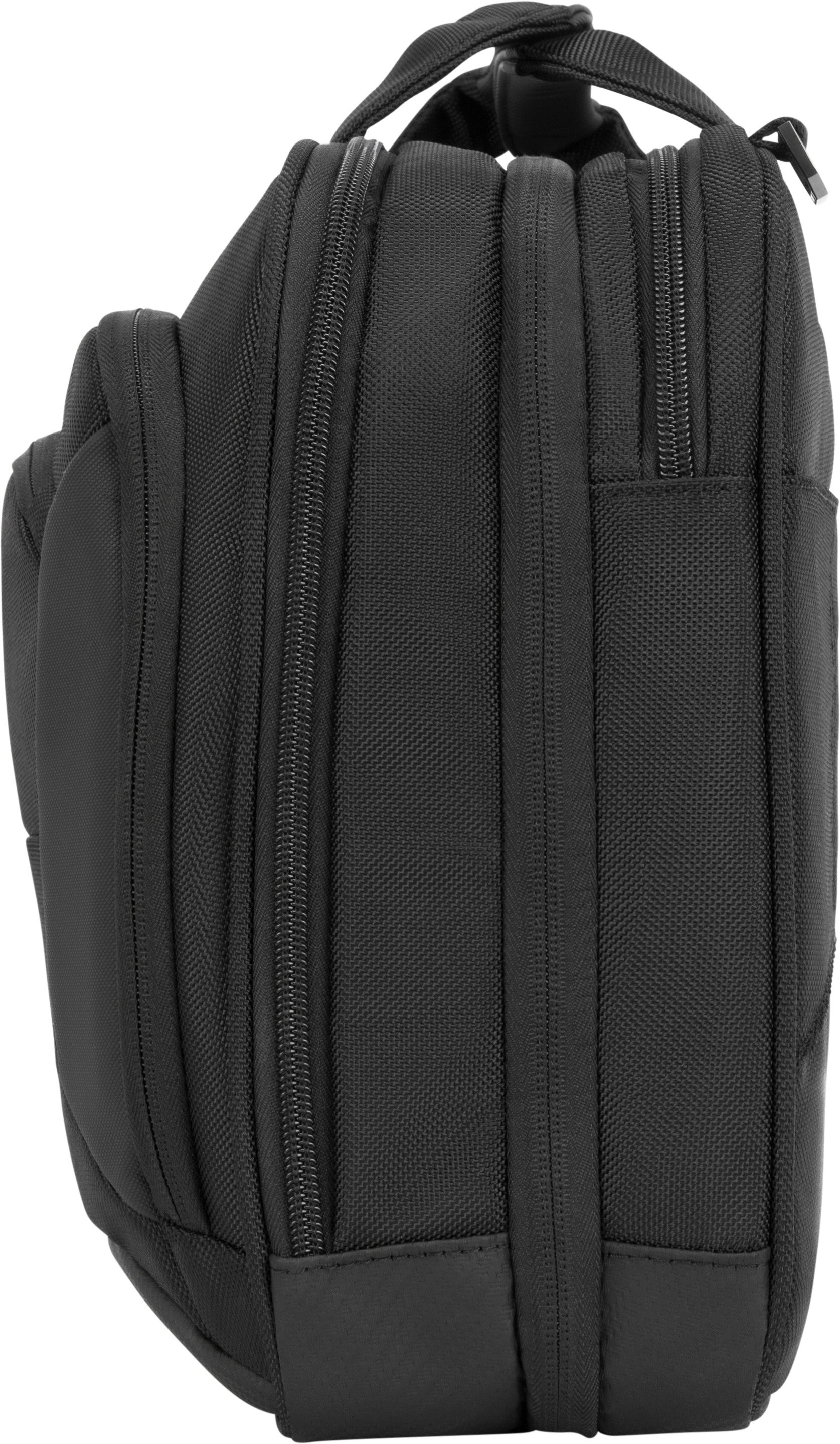 TARGUS Corporate Traveler Notebooktasche Aktentasche für Universal Strapazierfähiges ballistisches Nylonobermaterial nach Militärstandard 1680D – wasser- und verschleißfest, Schwarz