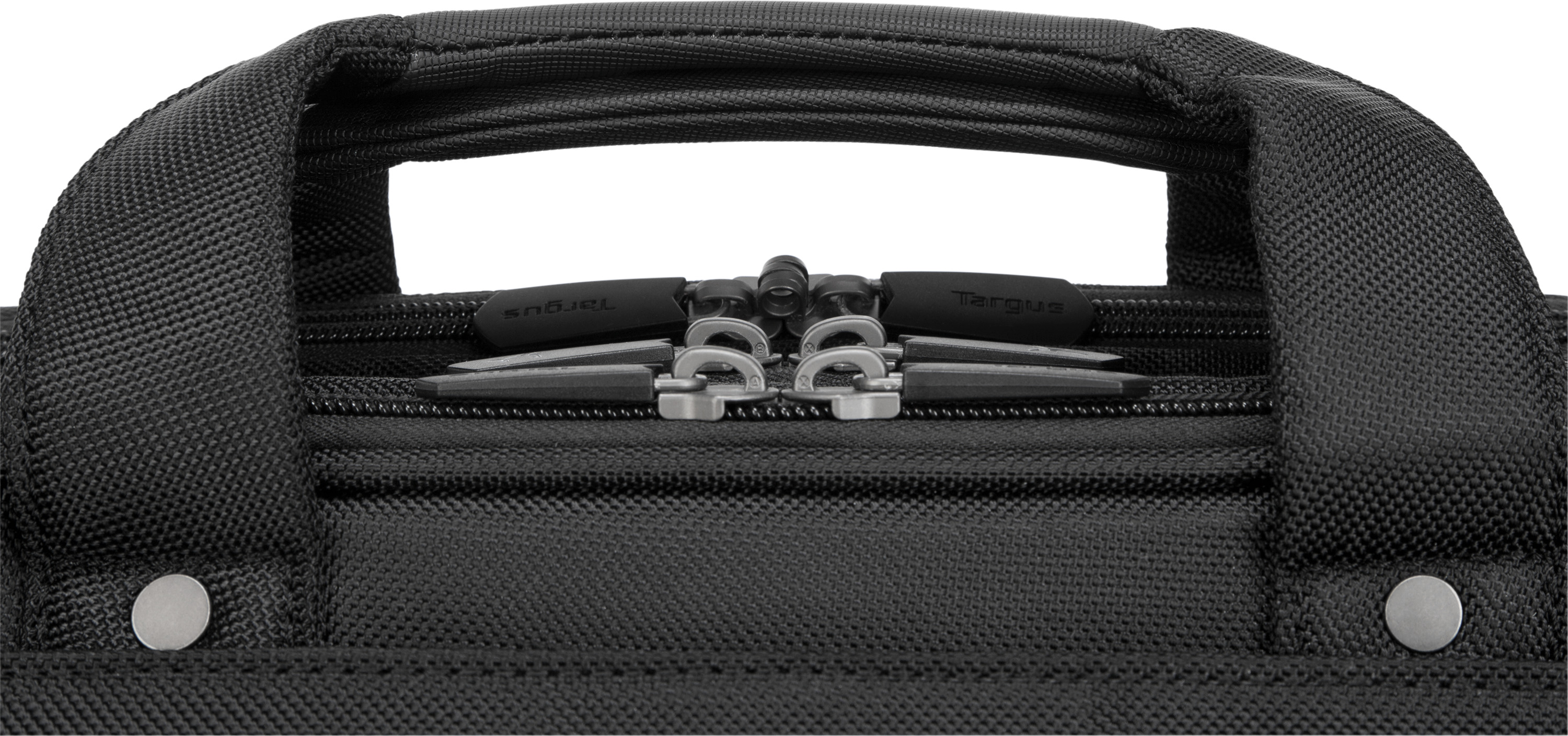 TARGUS Corporate Traveler Notebooktasche Aktentasche für Universal Strapazierfähiges ballistisches Nylonobermaterial nach Militärstandard 1680D – wasser- und verschleißfest, Schwarz