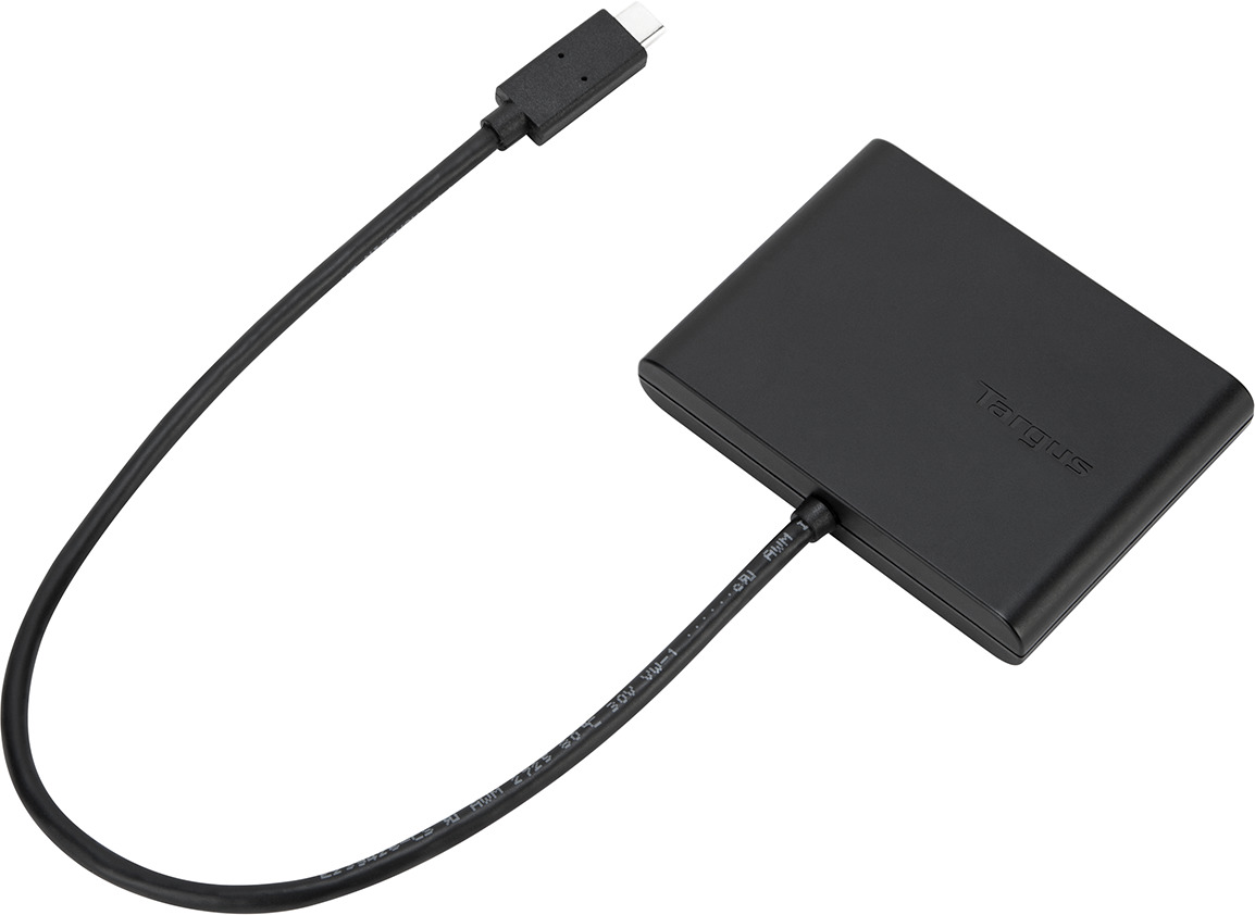 TARGUS ACA929EU Adapter für mehrere Monitore, Schwarz