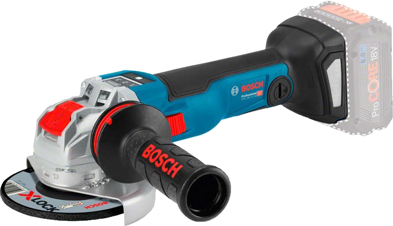 BOSCH PROFESSIONAL GWX 18V-10 SC Akkus sarokcsiszoló, akku és töltő nélkül (06017B0400)