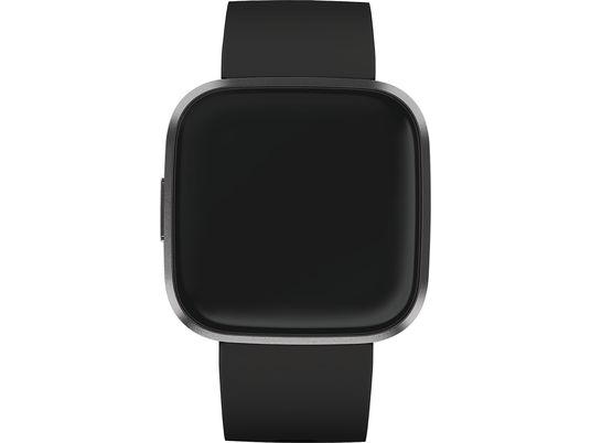 FITBIT Versa 2 - Smartwatch (S e L, Silicone, Nero/Carbone)