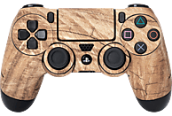 SOFTWARE PYRAMIDE Skins - Sticker für PS4 Controller, Sticker, Wood