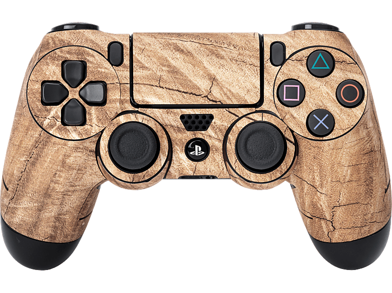 SOFTWARE PYRAMIDE Skins – Sticker für PS4 Controller, Sticker, Wood