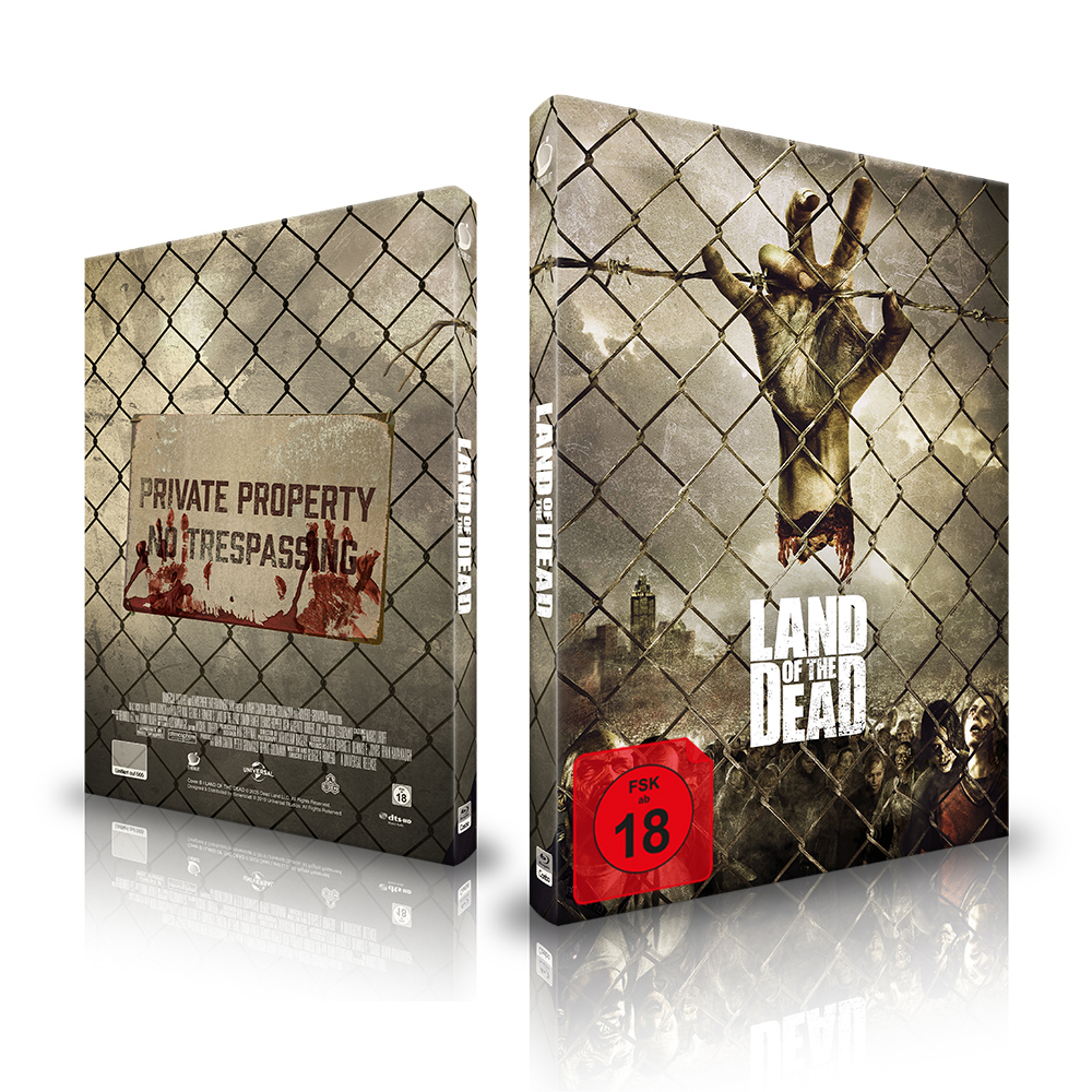 Land of the Dead: Exklusives Mediabook, nummeriert, Cover B Blu-ray