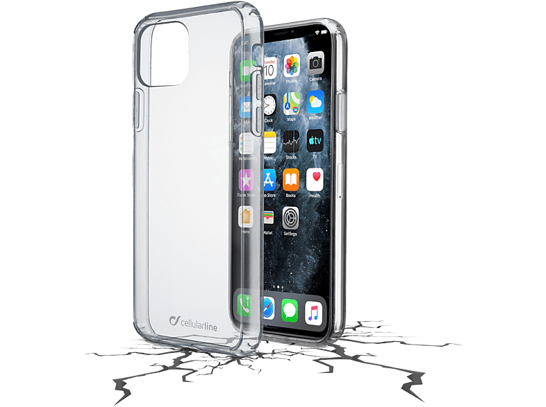 CELLULARLINE Cover Clear Duo iPhone 11 Pro Max Transparant (CLEARDUOIPHXIMAXT)