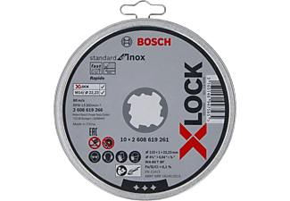 BOSCH X-LOCK Fémdobozos Vágókorong Standard Inox, ø 115x1x22,23mm, 10 db (2608619266)