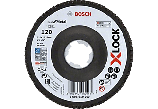 BOSCH X-LOCK X571 Legyezőtárcsa, Best for Metal, G120, ø 115 mm, 1 db (2608619200)