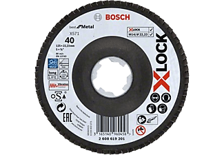 BOSCH X-LOCK X571 Legyezőtárcsa, Best for Metal, G40, ø 125 mm, 1 db (2608619201)