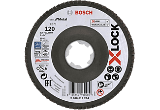 BOSCH X-LOCK X571 Legyezőtárcsa, Best for Metal, G120, ø 125 mm, 1 db (2608619204)