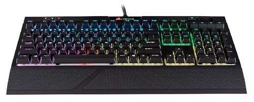 Teclado gaming - Corsair Strafe RGB MK.2, Cherry MX Red (ES), USB, Negro