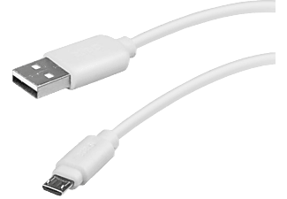 SBS USB - microUSB-kabel Wit 1 m (TECABLEMICROW)